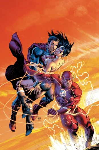 superman wonder woman 15 flash variant Ivan Reis