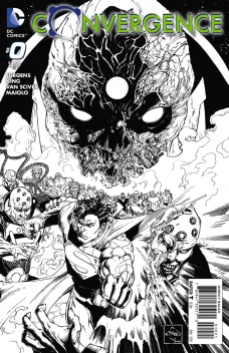 Congergence 0 variant cover ethan van sciver bw